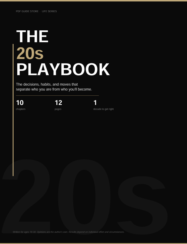 The 20's Playbook